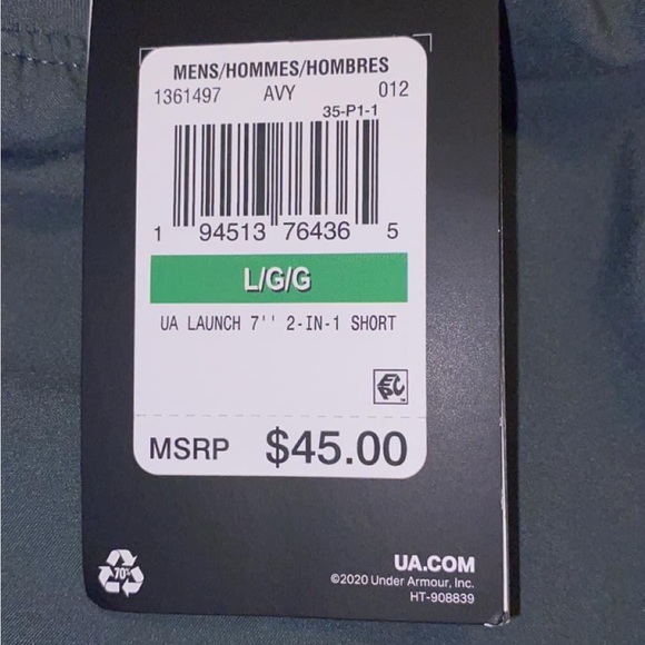 Under Armour Shorts new with tags - Picture 2 of 2